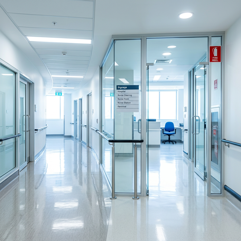 Healthcare facility area after DailyClean programme uplift.