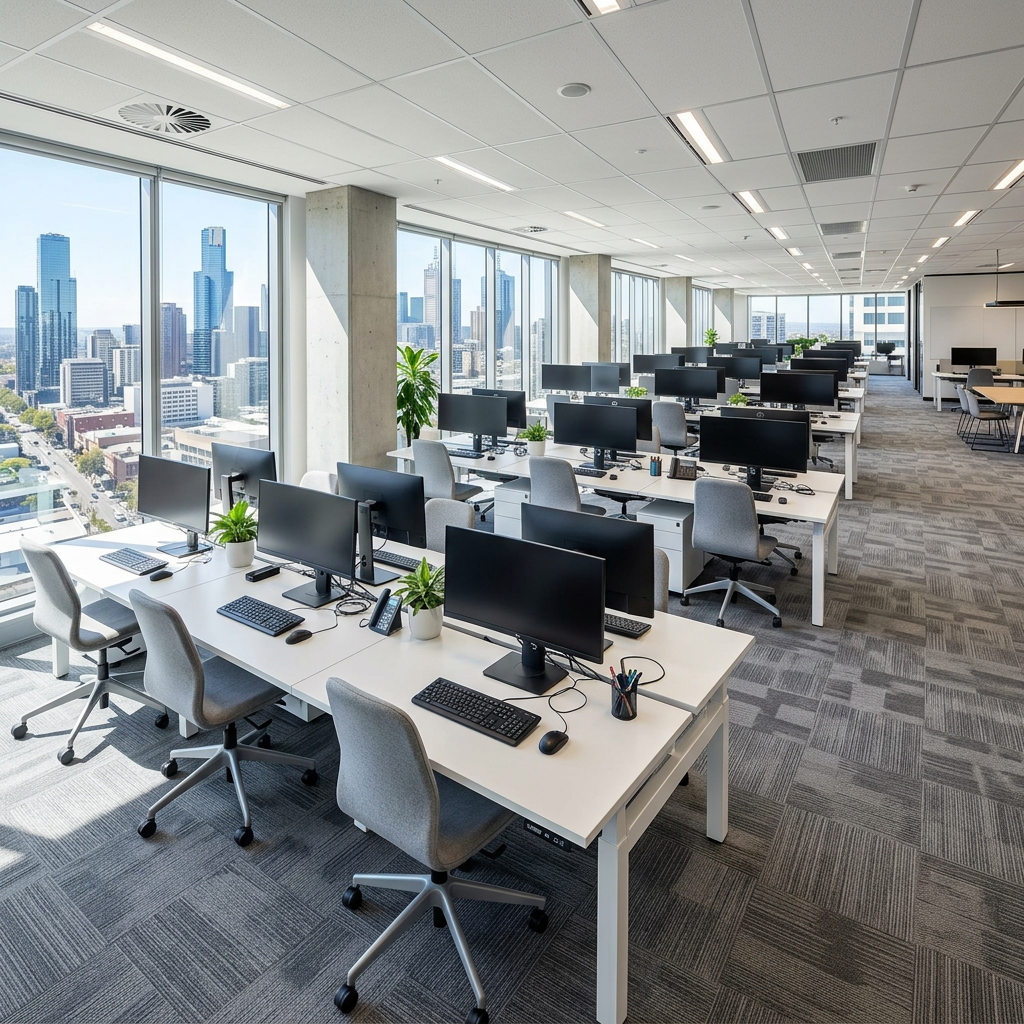 Commercial office precinct after DailyClean maintenance programme.