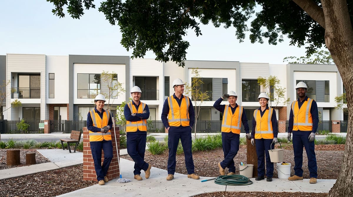 Stockland Canopy residential development interior buyer-ready finish by DailyClean Perth.